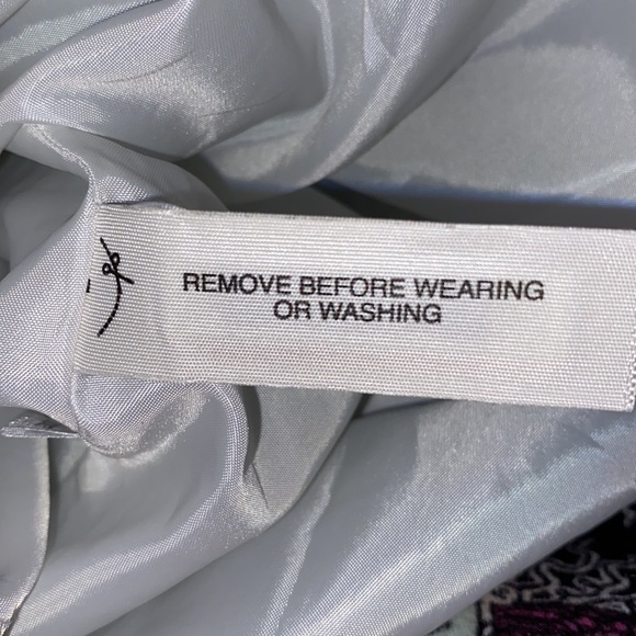 ANN TAYLOR Strapless Floral Contemporary Dress. Never worn Sz 18 - Picture 4 of 10